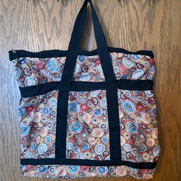 Colorful Patterned Tote Bag - Picture 2 of 2